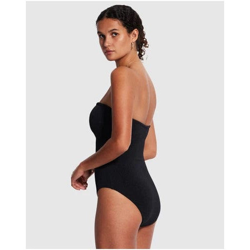 Damen Sea Dive Dd Bandeau Einteiler Schwarz
