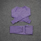 Fudus | Workout Sportbekleidung Gym Fitness Hohe Taille Nahtloses Yoga Satz
