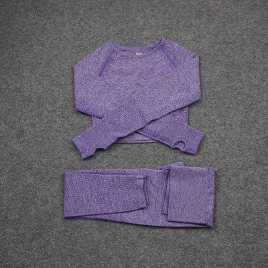 Sportbekleidung Workout Gym Fitness Hohe Taille Nahtloses Yoga