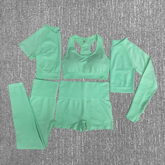 Sportbekleidung Workout Gym Fitness Hohe Taille Nahtloses Yoga