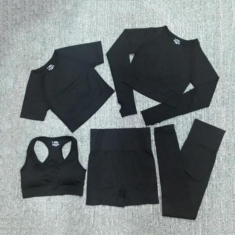 Sportbekleidung Workout Gym Fitness Hohe Taille Nahtloses Yoga
