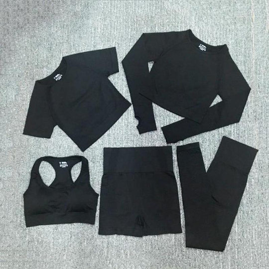 Sportbekleidung Workout Gym Fitness Hohe Taille Nahtloses Yoga