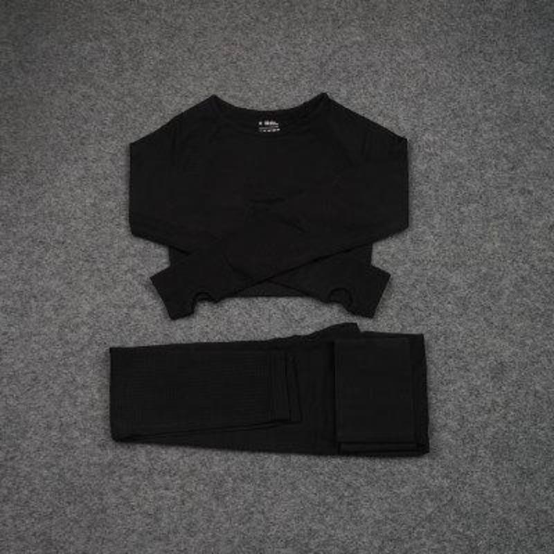 Sportbekleidung Workout Gym Fitness Hohe Taille Nahtloses Yoga