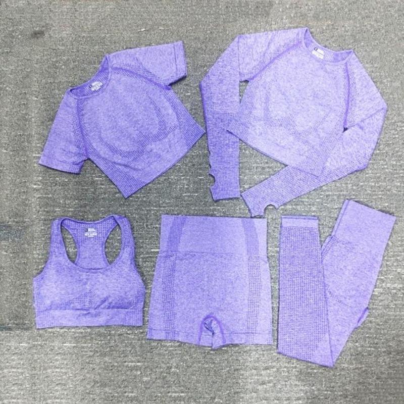 Sportbekleidung Workout Gym Fitness Hohe Taille Nahtloses Yoga