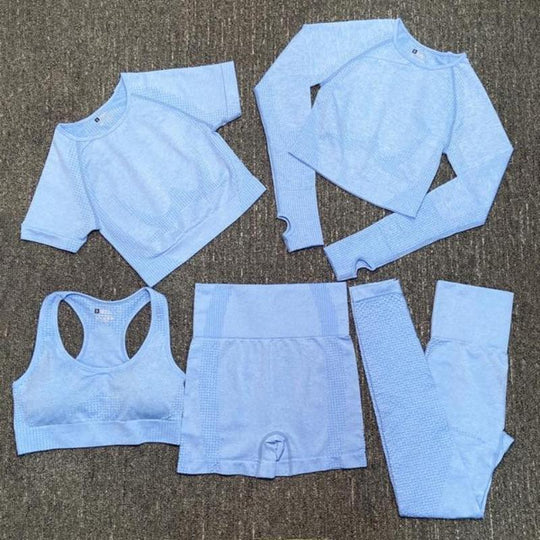 Sportbekleidung Workout Gym Fitness Hohe Taille Nahtloses Yoga