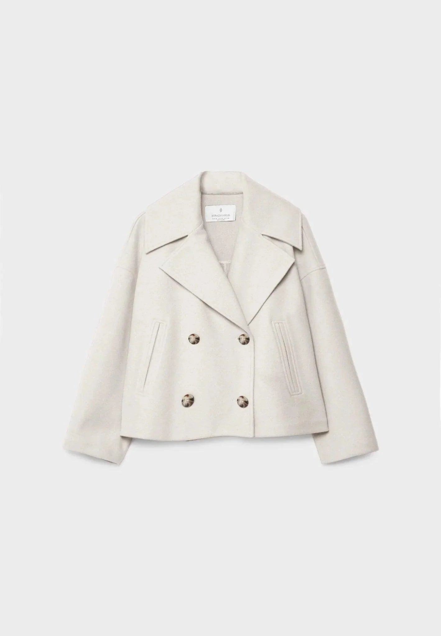 Fudus | Chic Kurzes Doppelreiher Jackett Für Mühelosen Stil