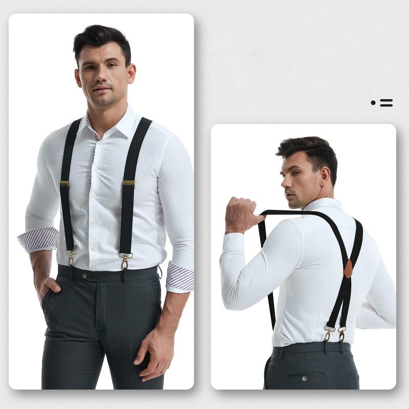 X-Shape Elastic Suspenders