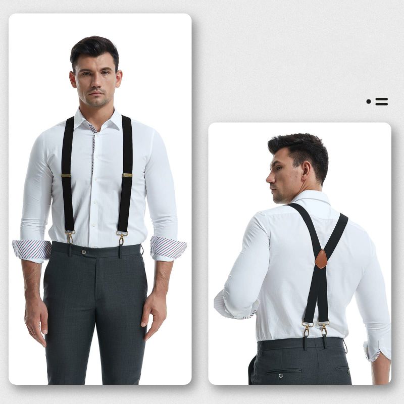 X-Shape Elastic Suspenders