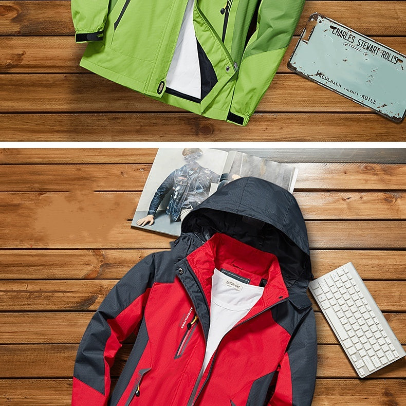 Herren Wasserdichte Wanderjacke Für Outdoor Aktivitäten