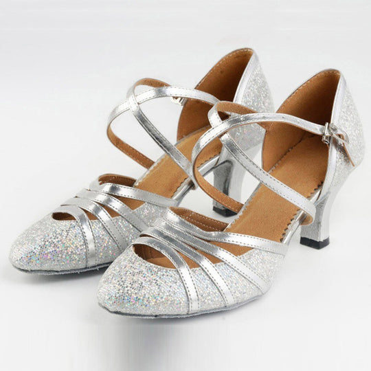 Tanzschuhe Quadratische Absatz Zeitlos Komfortabel