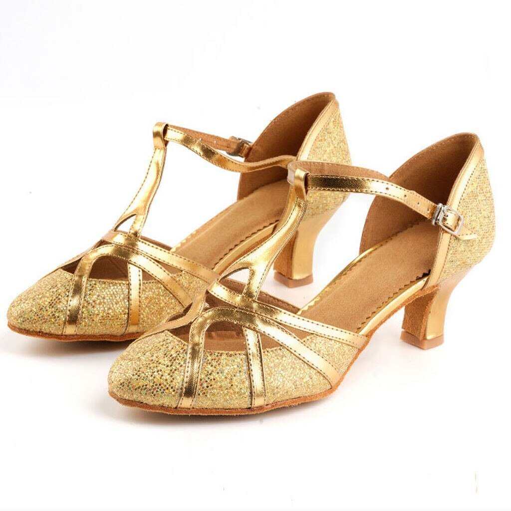 Tanzschuhe Quadratische Absatz Zeitlos Komfortabel