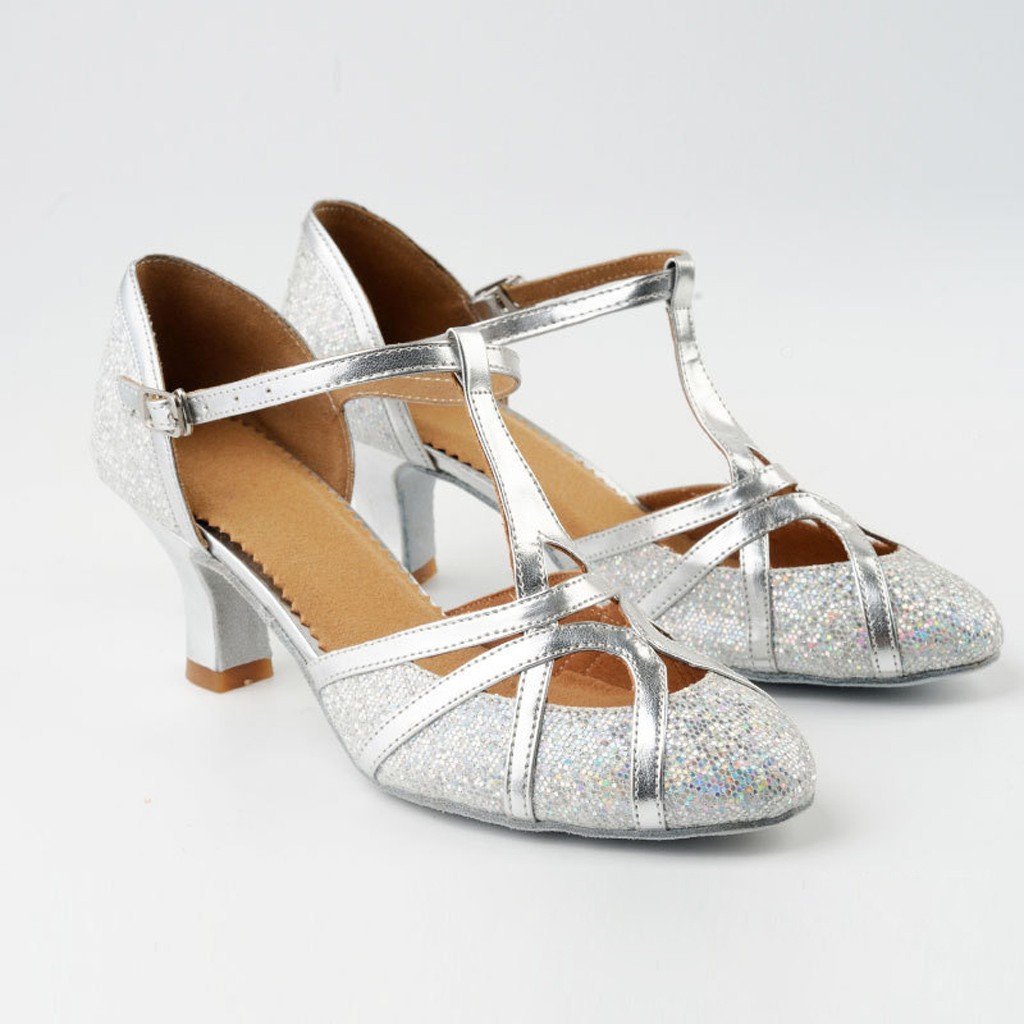 Tanzschuhe Quadratische Absatz Zeitlos Komfortabel