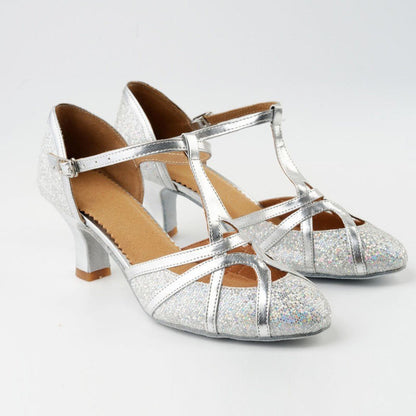 Tanzschuhe Quadratische Absatz Zeitlos Komfortabel