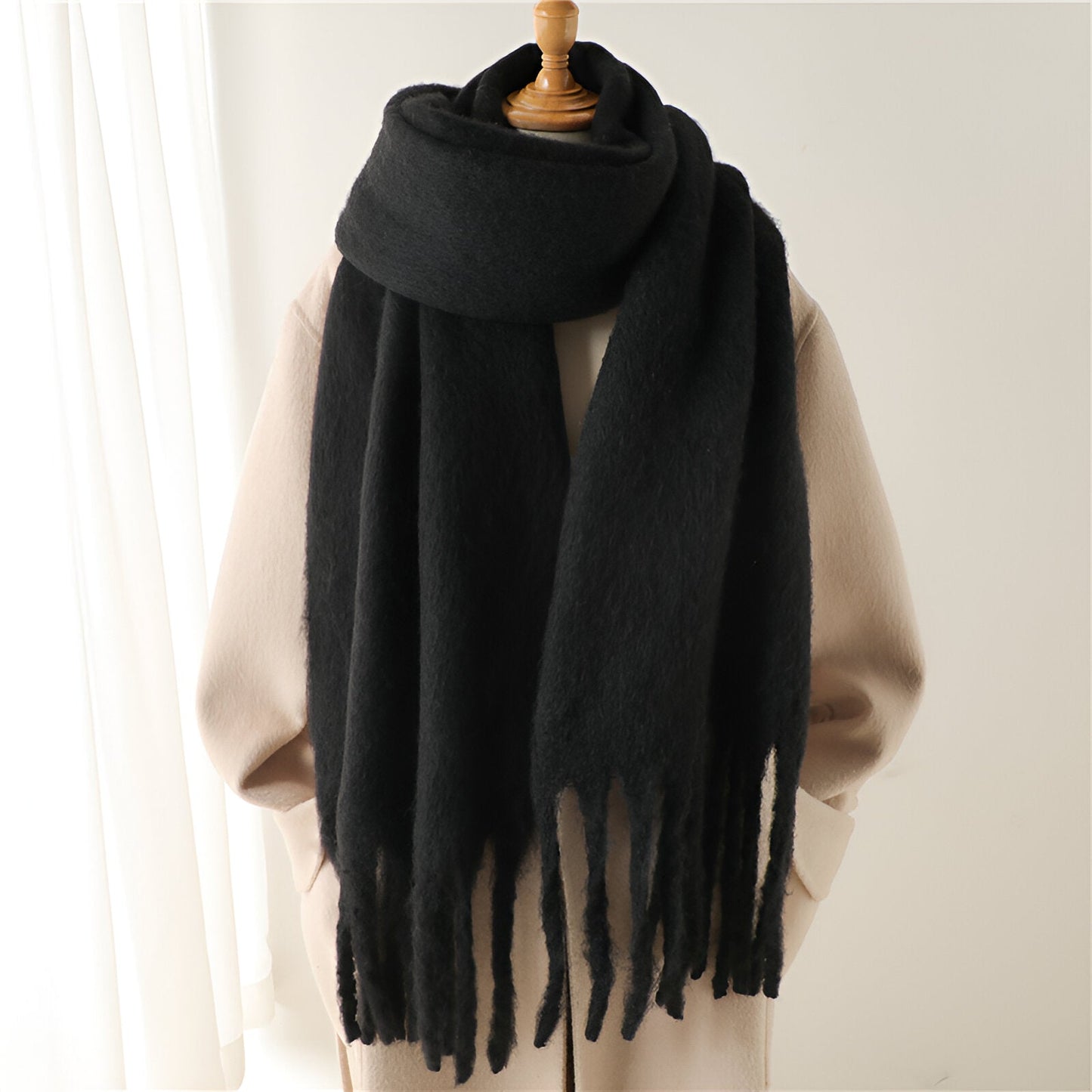 Damen Luxuriöser Cashmere-Weicher Winter-Schal