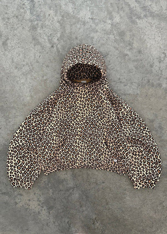 Unisex-Hoodie mit Leopardenmuster