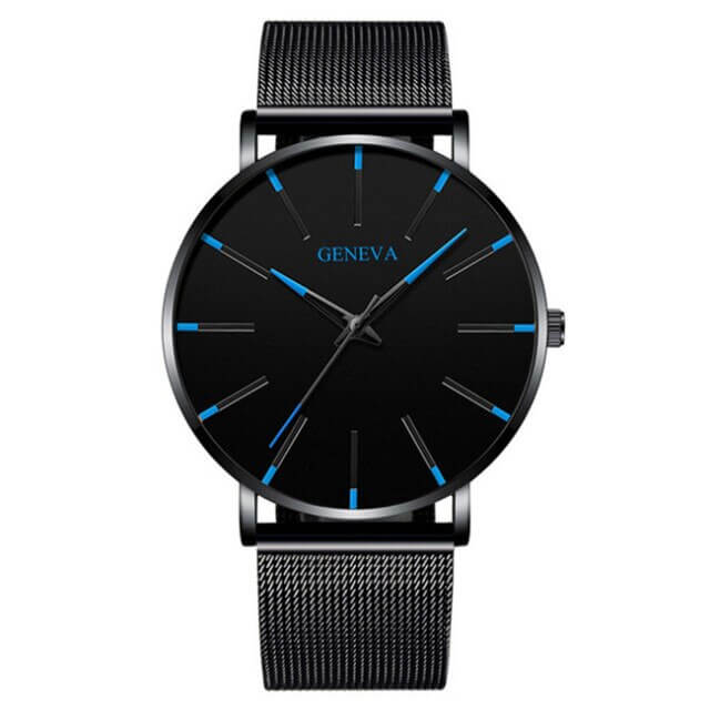 Herren Ultraflache Business Uhr Für Eleganten Stil