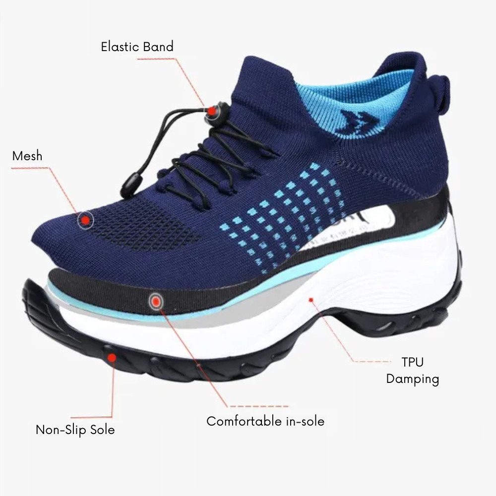 Fudus Komfortschuhe Blau – Noah