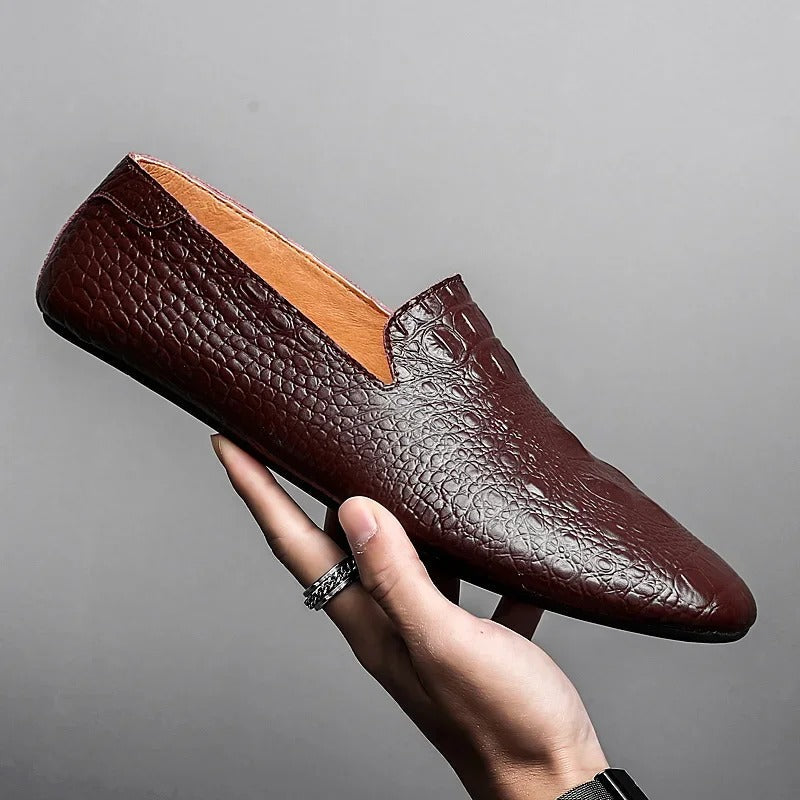 Damen Mokassins Aus Echtem Leder Mit Komfort