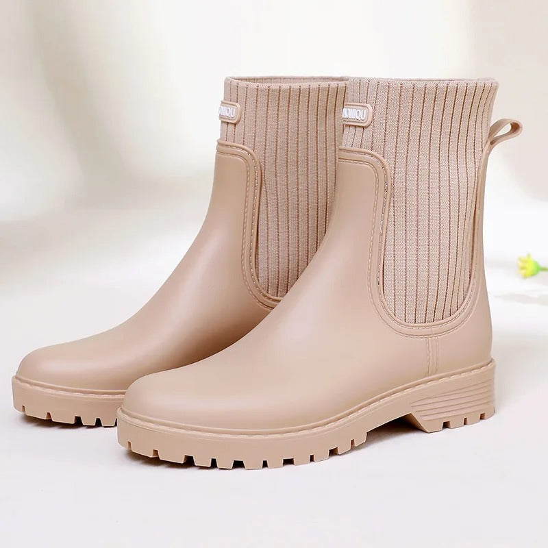 Damen Luxuriöse Regenstiefel