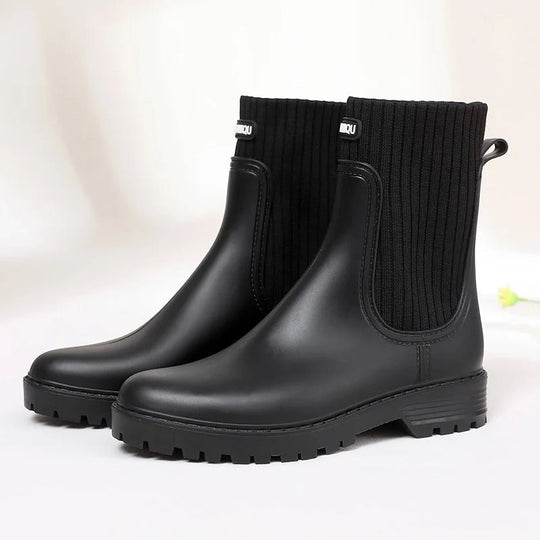 Damen Luxuriöse Regenstiefel