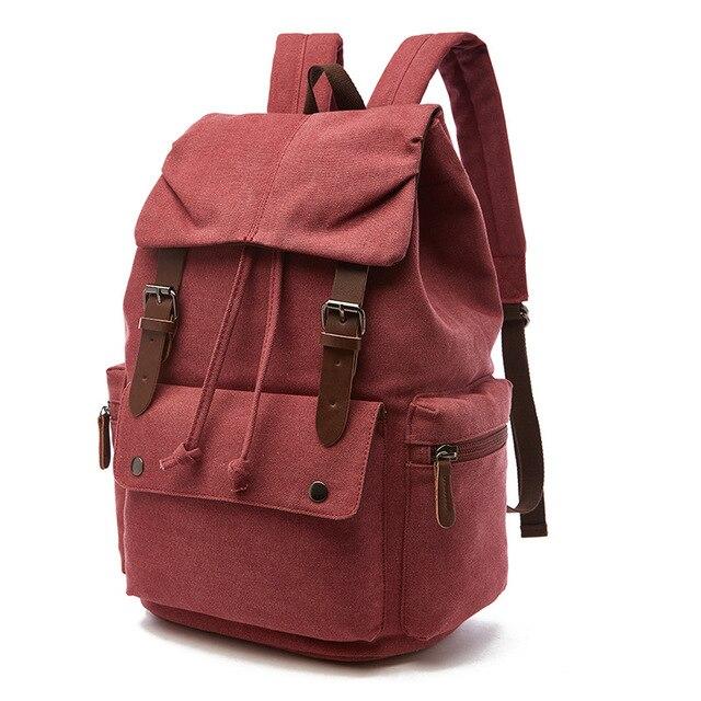 Großer Canvas Rucksack Vielseitig Robust