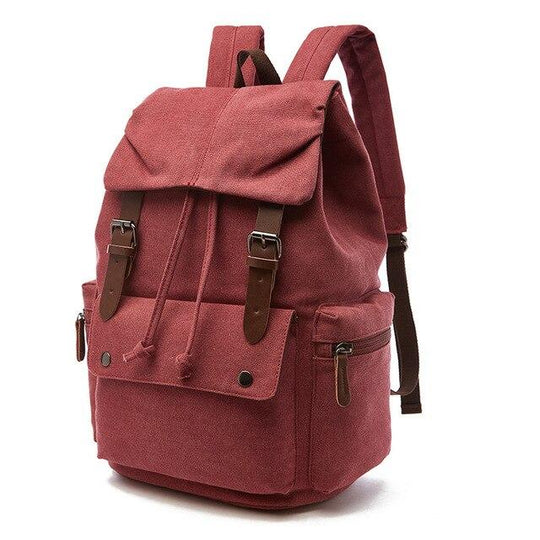 Großer Canvas Rucksack Vielseitig Robust