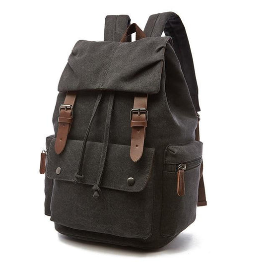 Großer Canvas Rucksack Vielseitig Robust