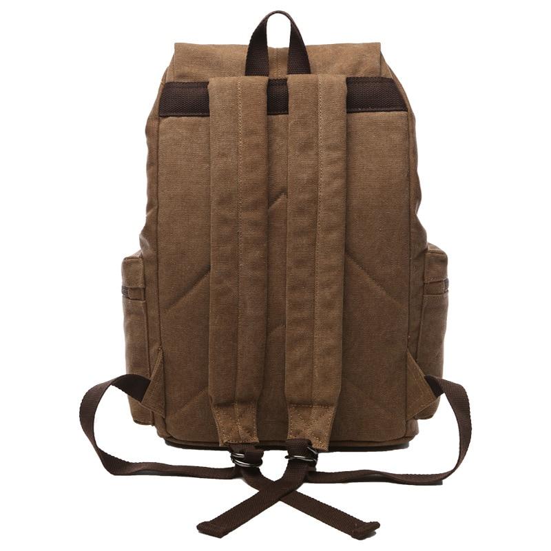 Großer Canvas Rucksack Vielseitig Robust