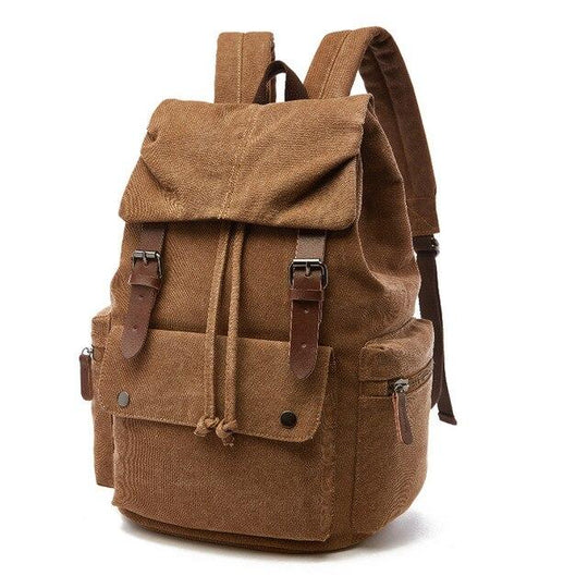 Großer Canvas Rucksack Vielseitig Robust