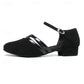 Tanzschuhe Modern Damen Wildleder Schwarz