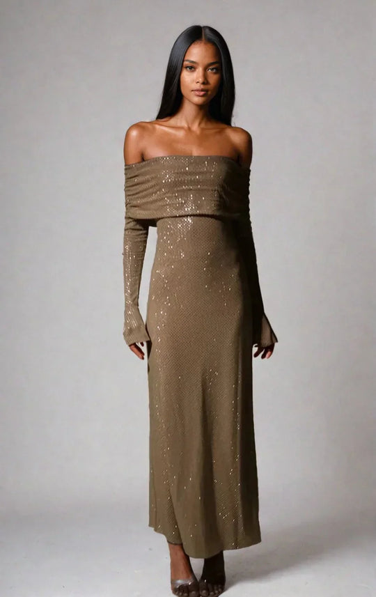 Damen Strahlendes Kleid Für Festliche Formelle Anlässe