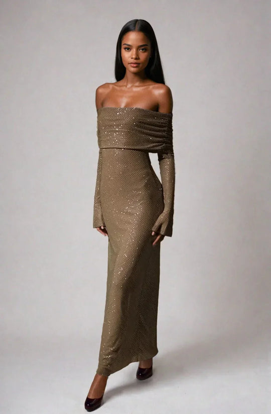 Damen Strahlendes Kleid Für Festliche Formelle Anlässe