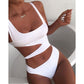 Fudus Damen Cut-Out Badeanzug - Modischer Einteiliger Monokini