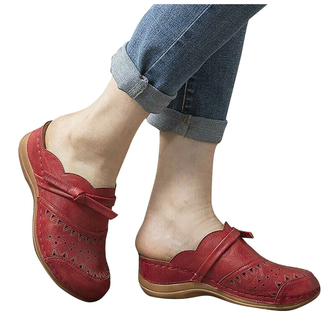 Sandalen Geschlossen Komfort Braun Belüftet