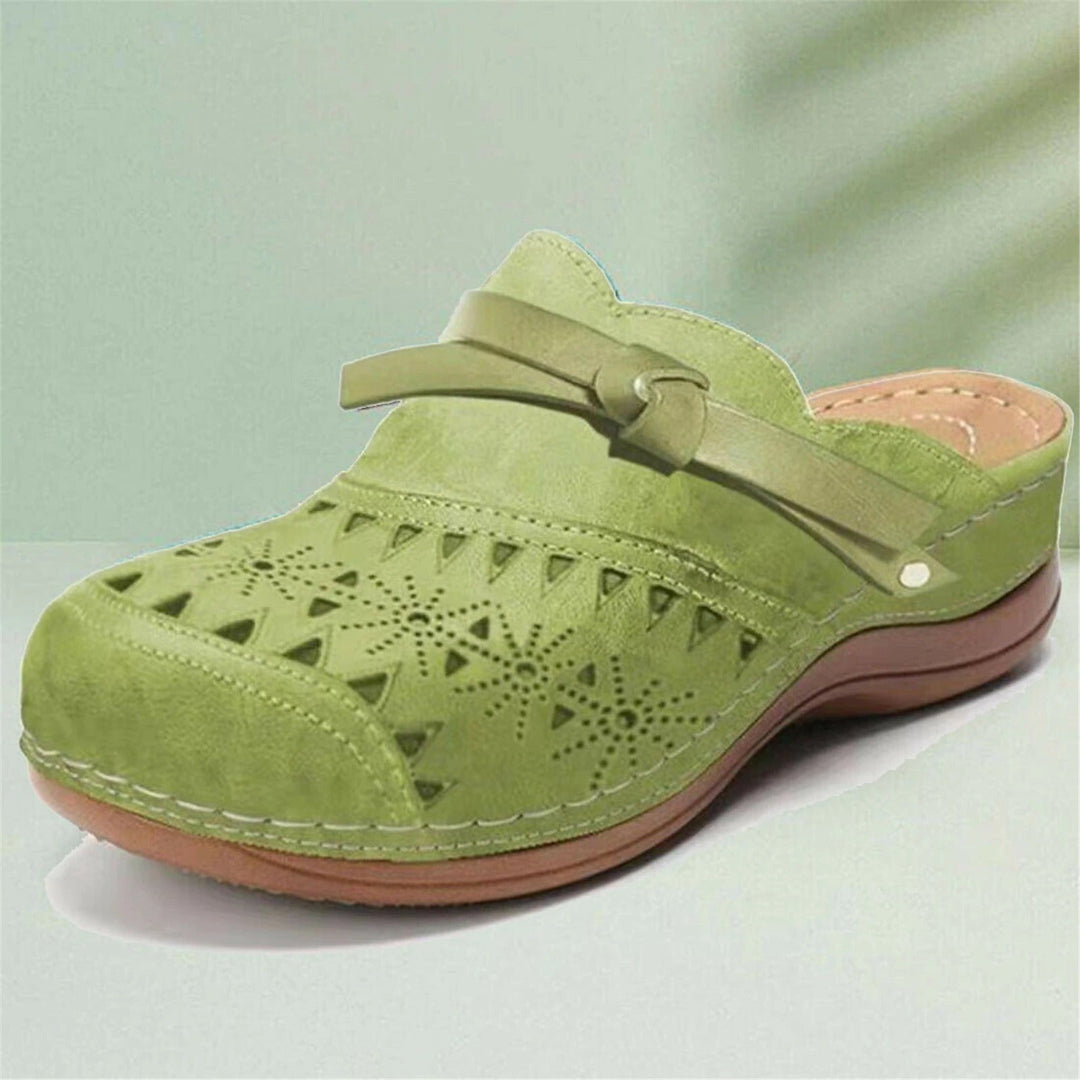 Sandalen Geschlossen Komfort Braun Belüftet