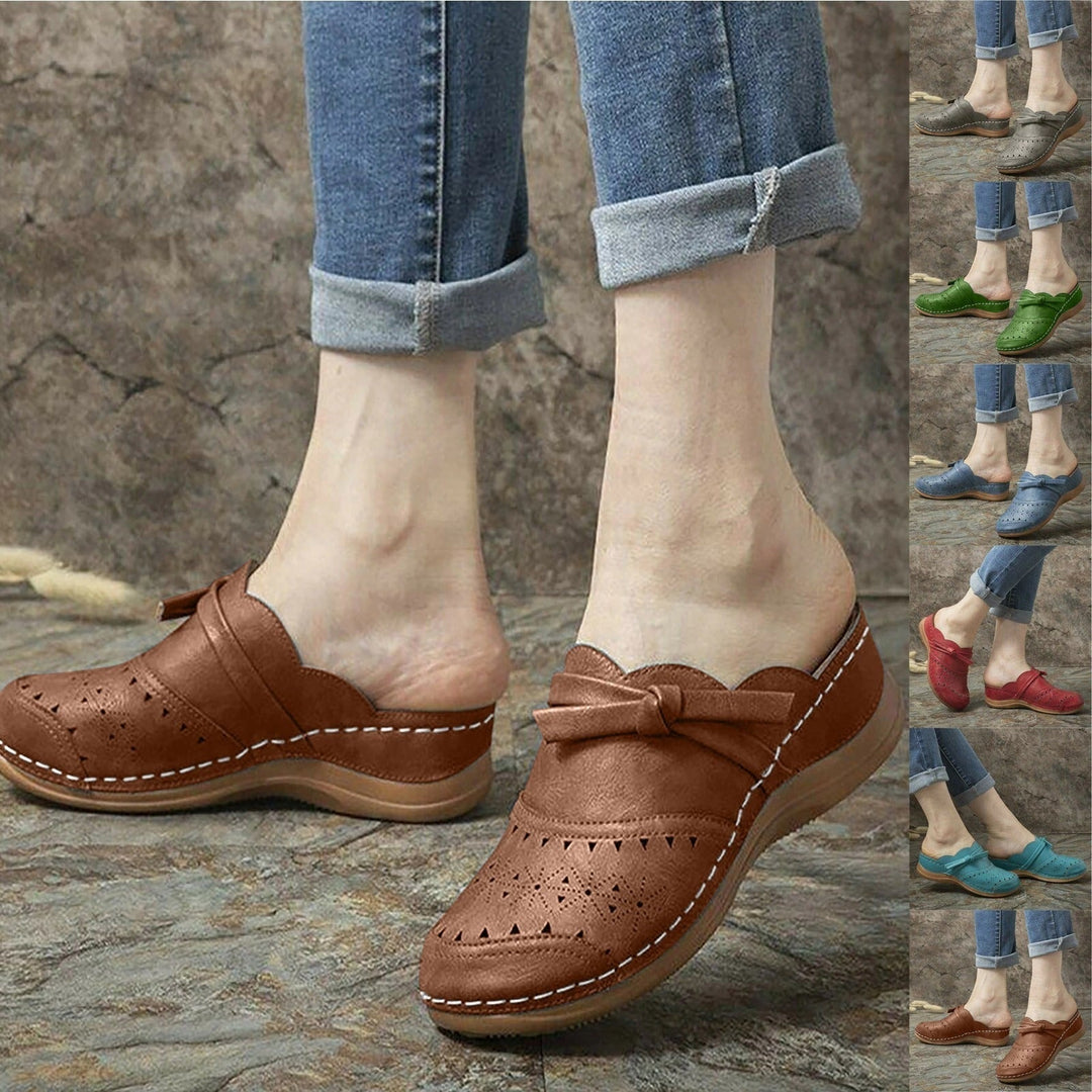 Sandalen Geschlossen Komfort Braun Belüftet